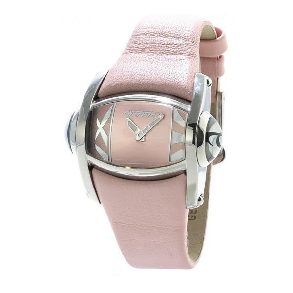 Rosa Chronotech Damenuhr aus Leder