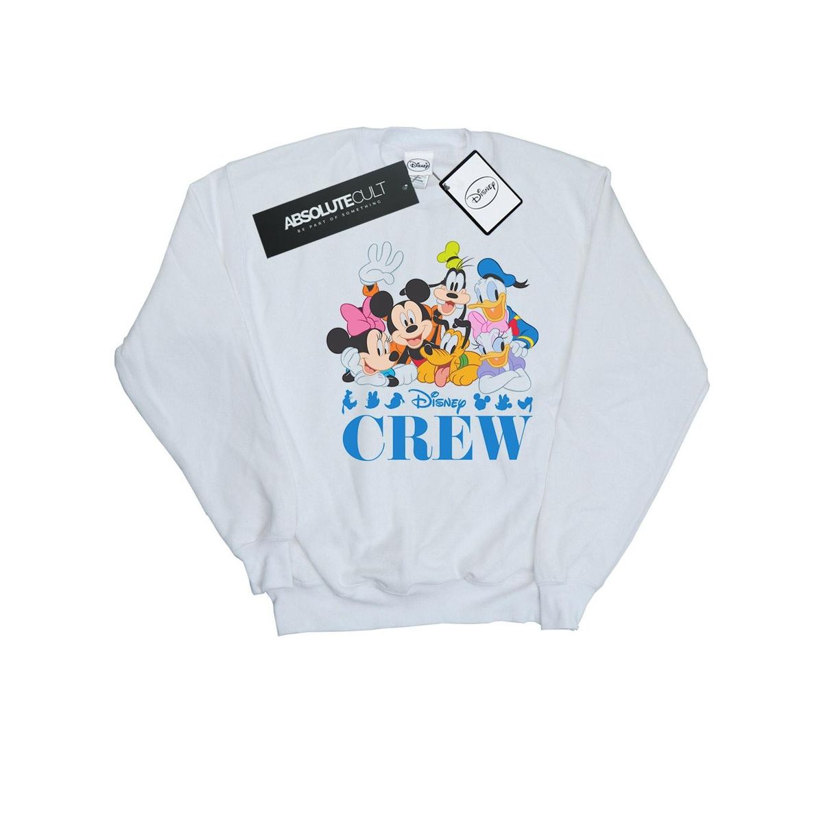Disney - "Mickey Mouse Disney Friends" Sweatshirt für Mädchen (Weiß)
