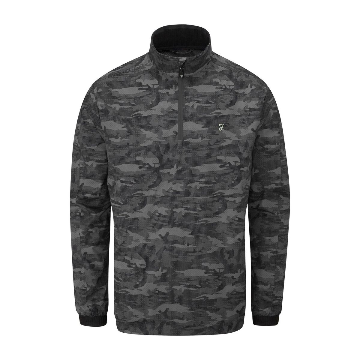 Farah - "Parker" Jacke Wasserfest für Herren (Schwarz)