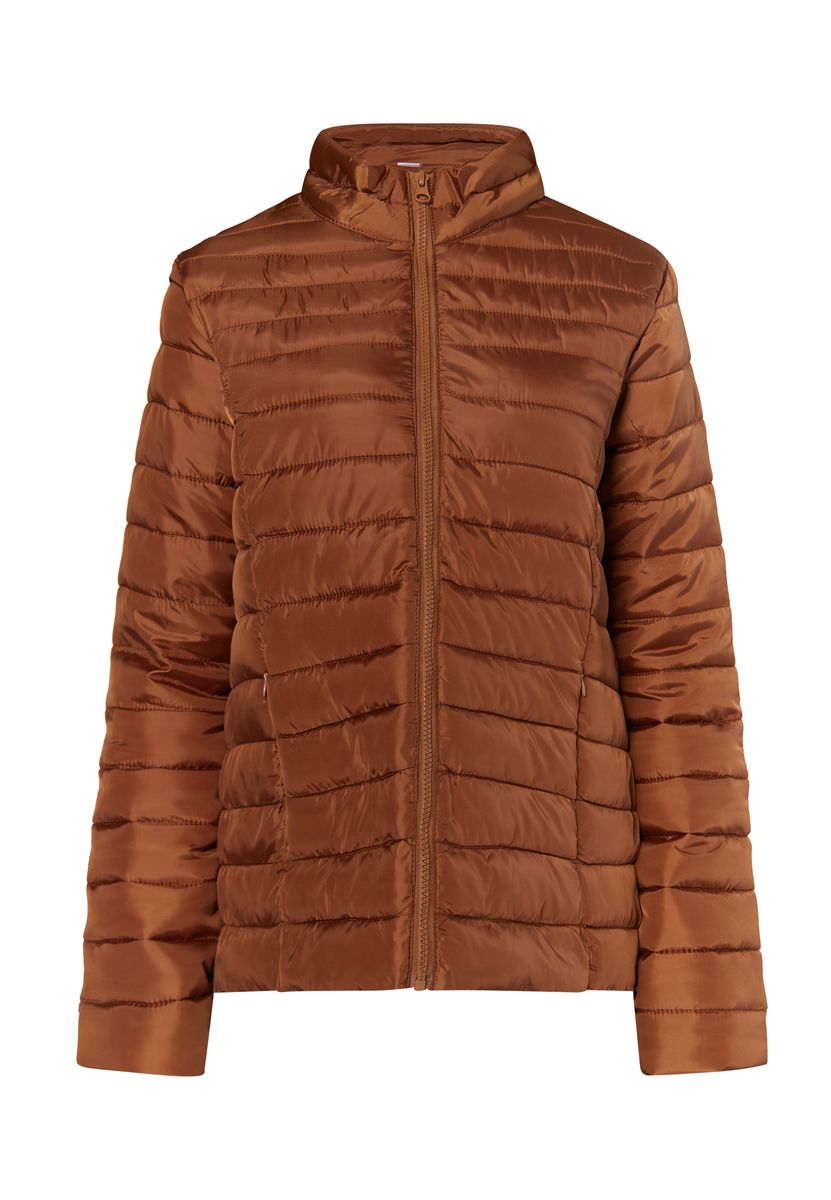 Hellbraune leichte Steppjacke
