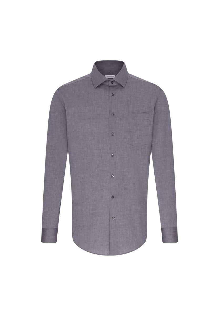Regular Fit Fil-à-Fil Business Hemd