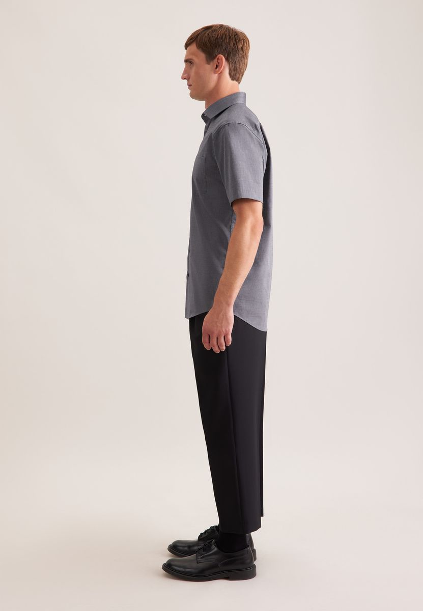 Regular Fit Fil-à-Fil Business Hemd