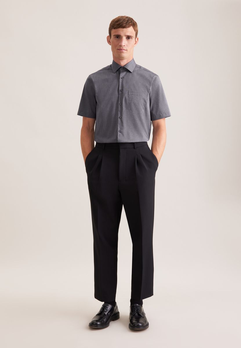 Regular Fit Fil-à-Fil Business Hemd