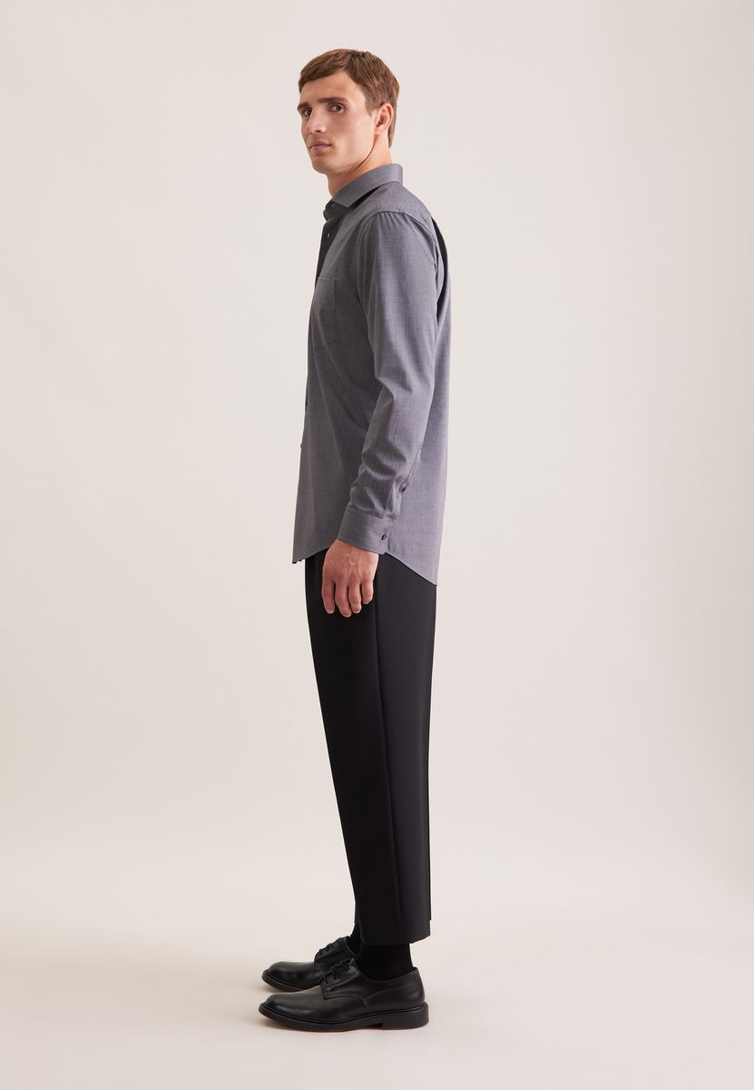 Regular Fit Fil-à-Fil Business Hemd