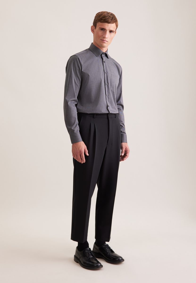 Regular Fit Fil-à-Fil Business Hemd