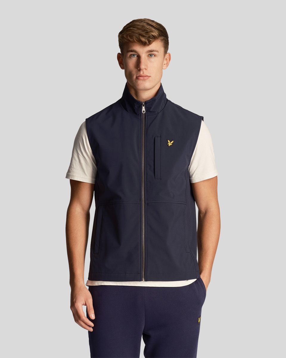 Herren Softshell Gilet Weste