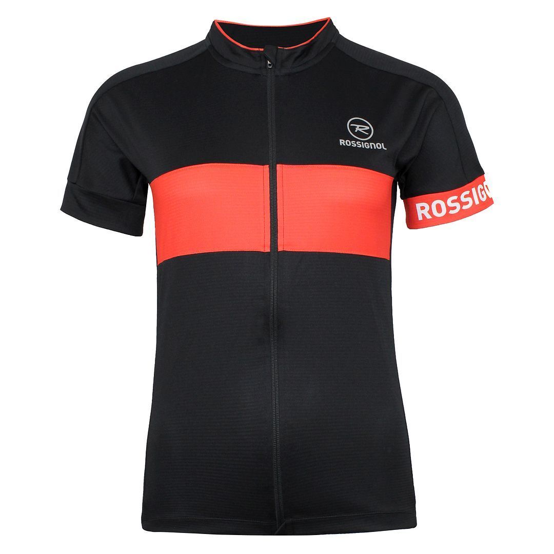 Herren Radtrikot Schwarz und Rot