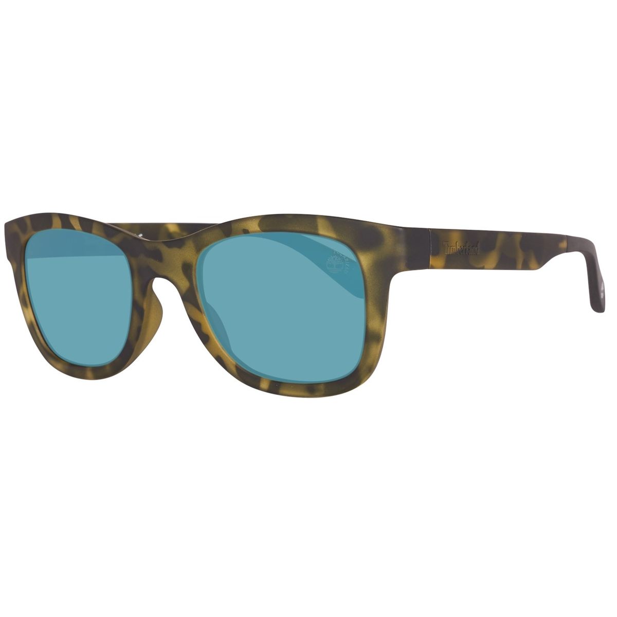 Gemusterte Sonnenbrille mit quadratischem Rahmen
