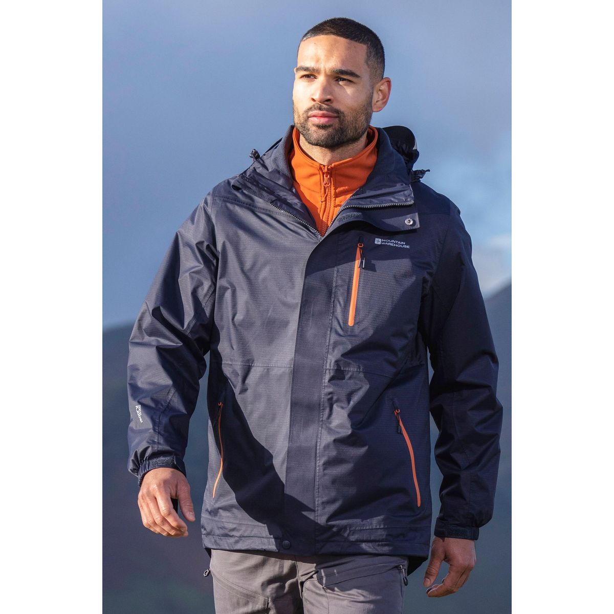 Wasserdichte 3-in-1-Jacke für Herren