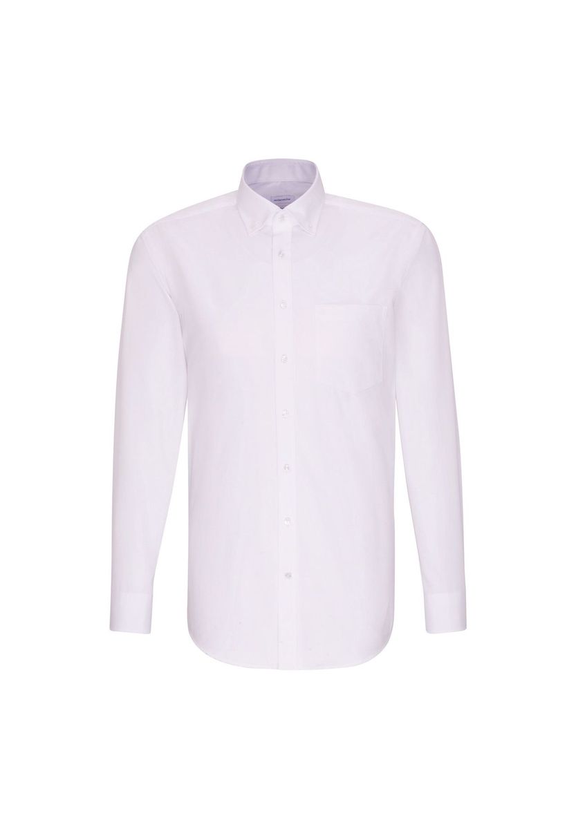Klassisches Regular Fit Weißes Hemd