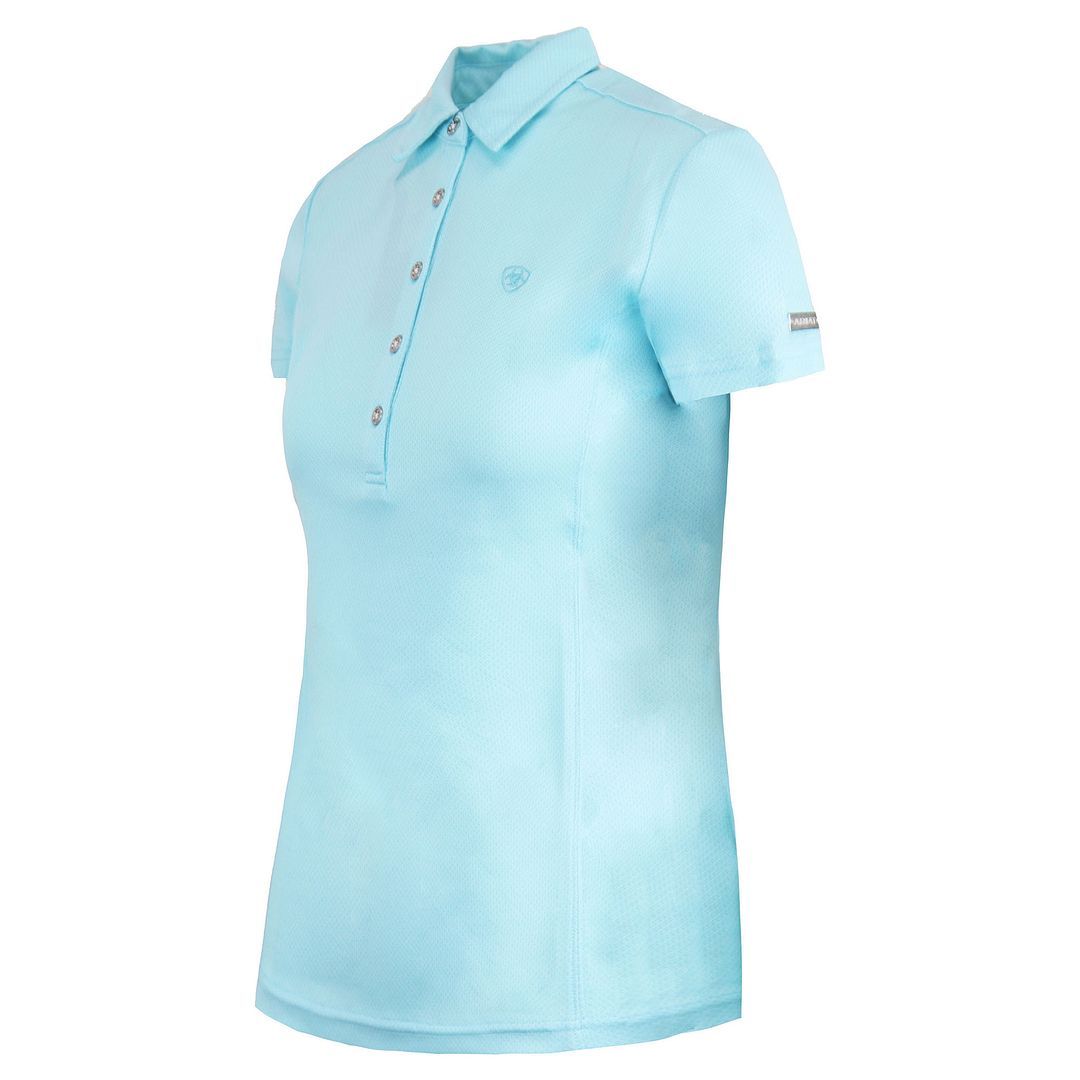 Kurzärmeliges Funktions-Poloshirt für Damen
