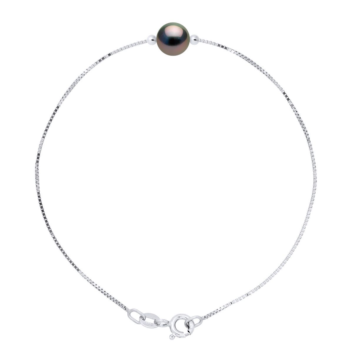 Tahiti Perle minimalistisches Silberarmband