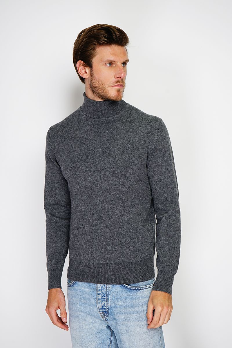 Klassischer Rollkragenpullover für Herren