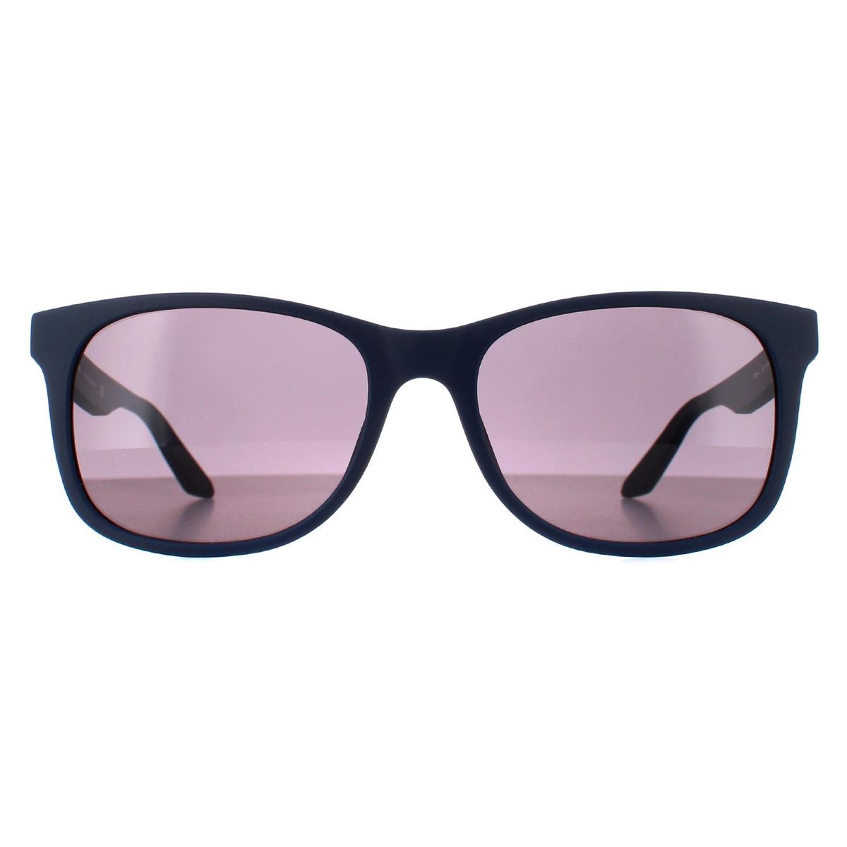 Matte Marineblaue Rechteckige Sonnenbrille
