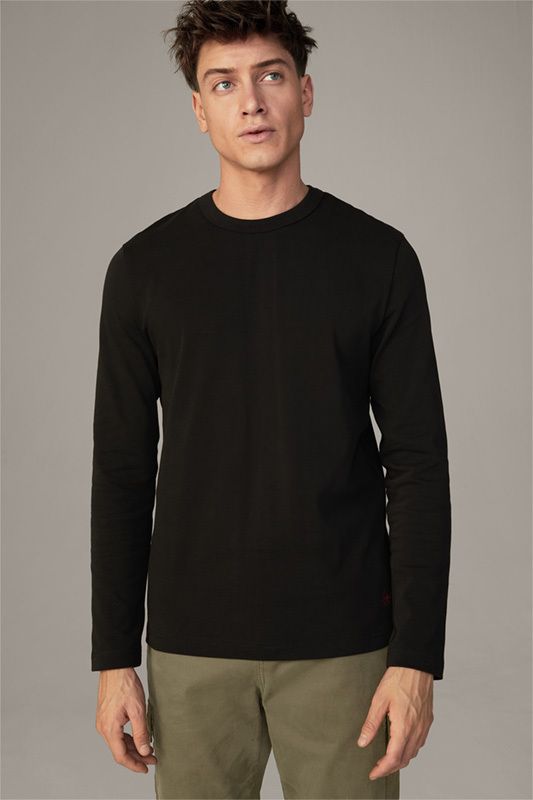 Herren Klassisches Langarm T-Shirt