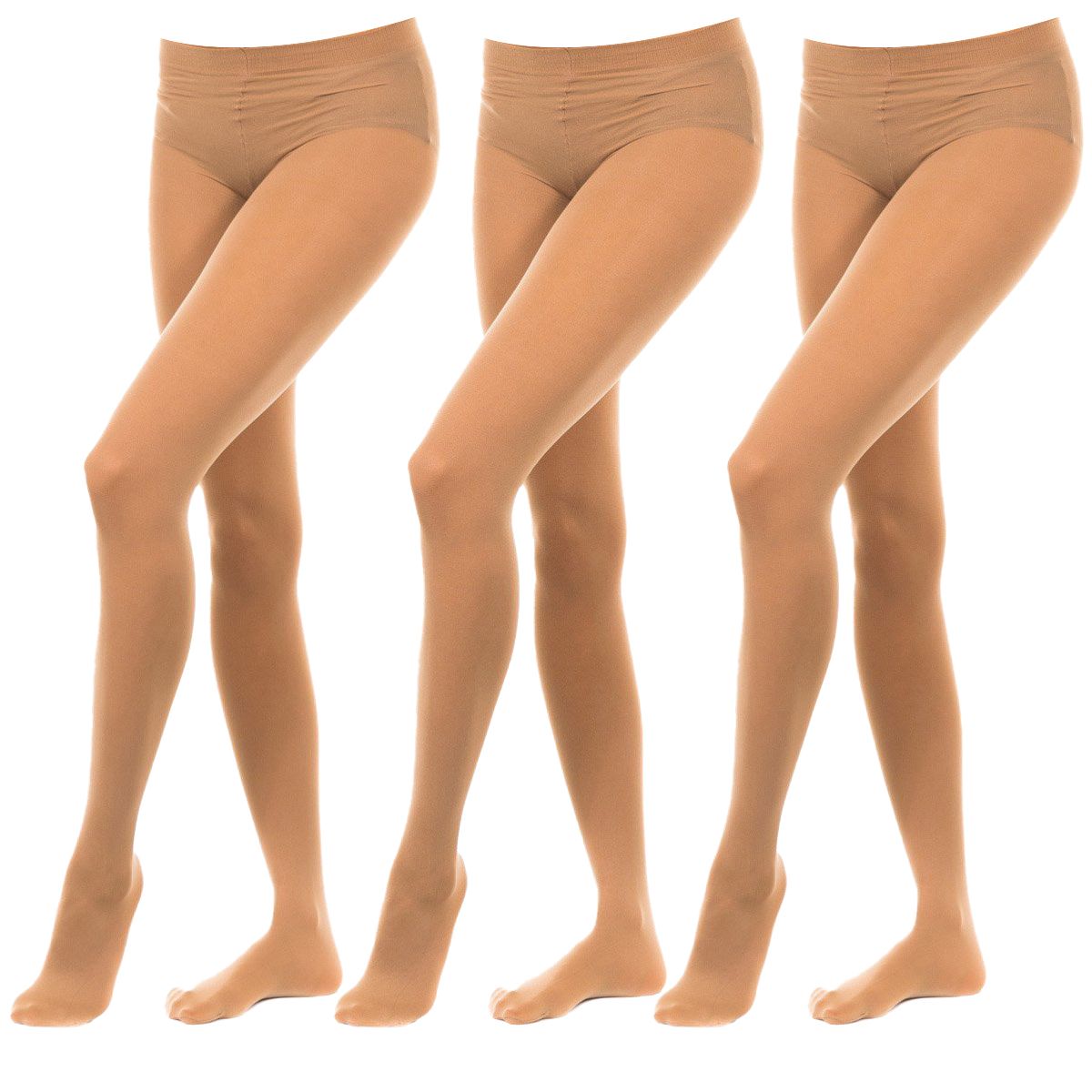 Feine Mikrofaser Strumpfhose 50 Denier 3er-Pack