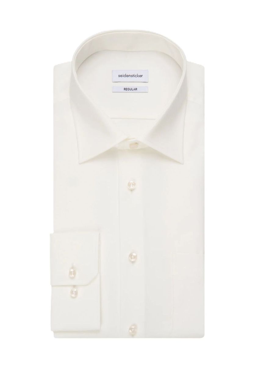 Klassisches Regular Fit Weißes Hemd