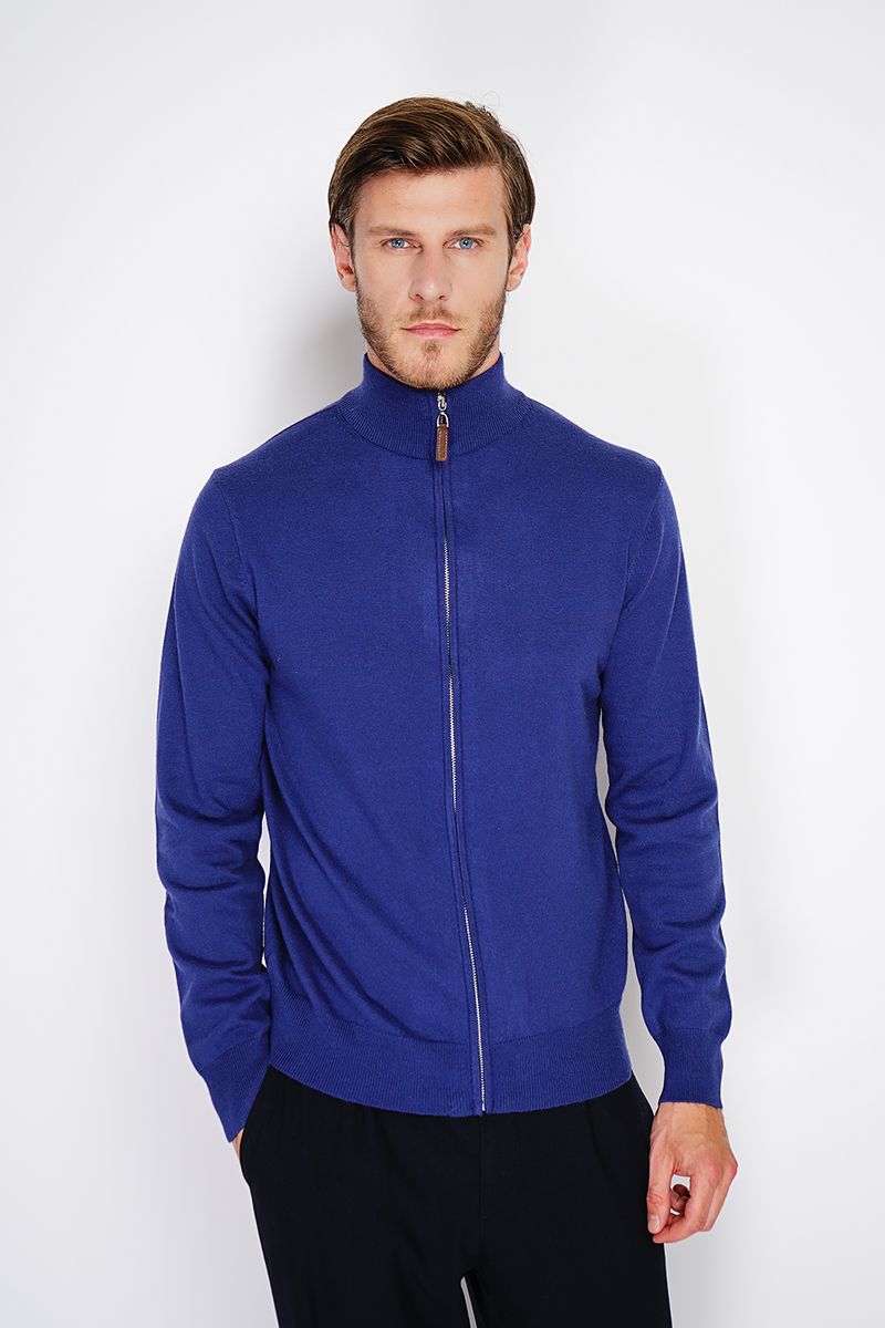 Herren Strickjacke mit Reißverschluss