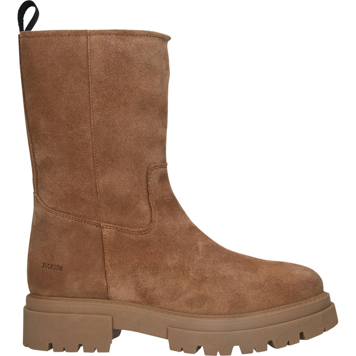 Wildleder-Halbhohe Schlupfstiefel