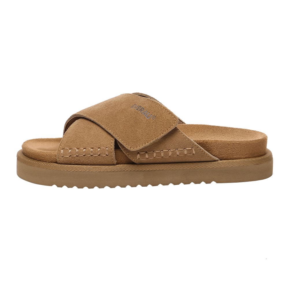 Damen Wildleder Pantoletten Sandalen