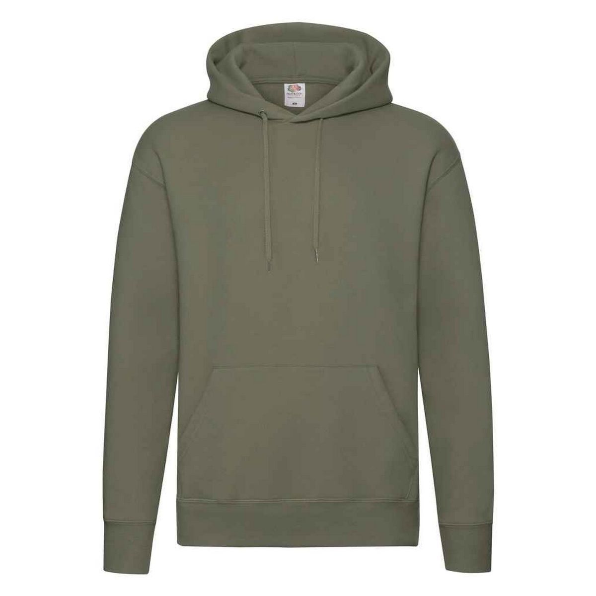 Klassischer olivgrüner Kapuzenpullover