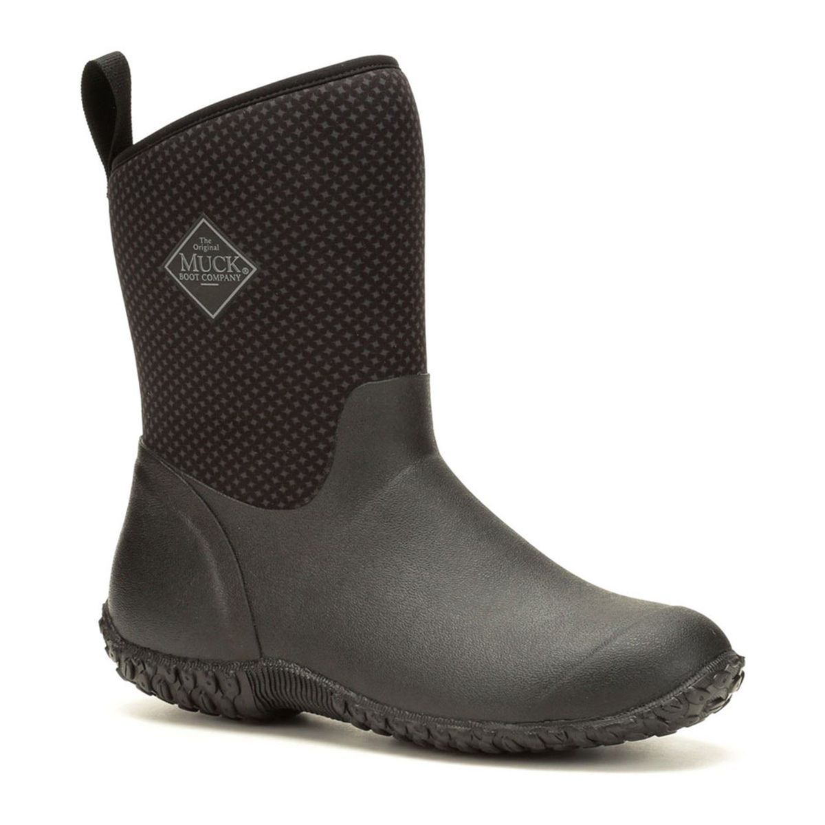 Muck Boots RHS Muckster II Short Rubber+Neoprene Charcoal Print Wellies Schuhe