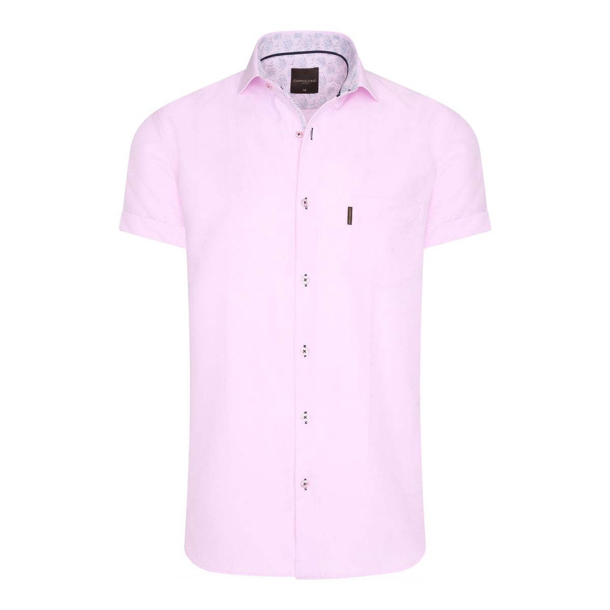 Herren Kurzarm Button-Down Hemd