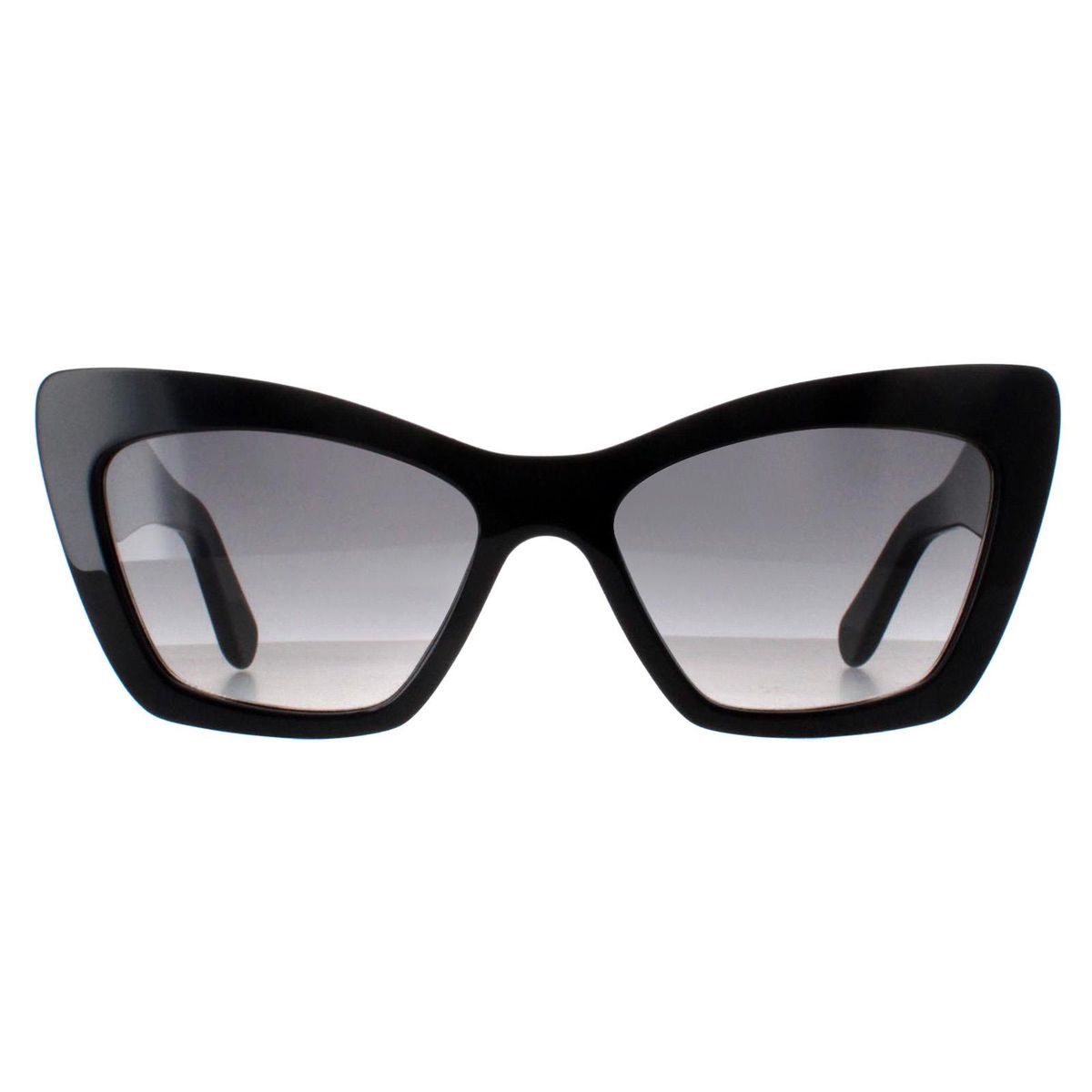 Cat-Eye Sonnenbrille schwarzes Farbverlaufglas