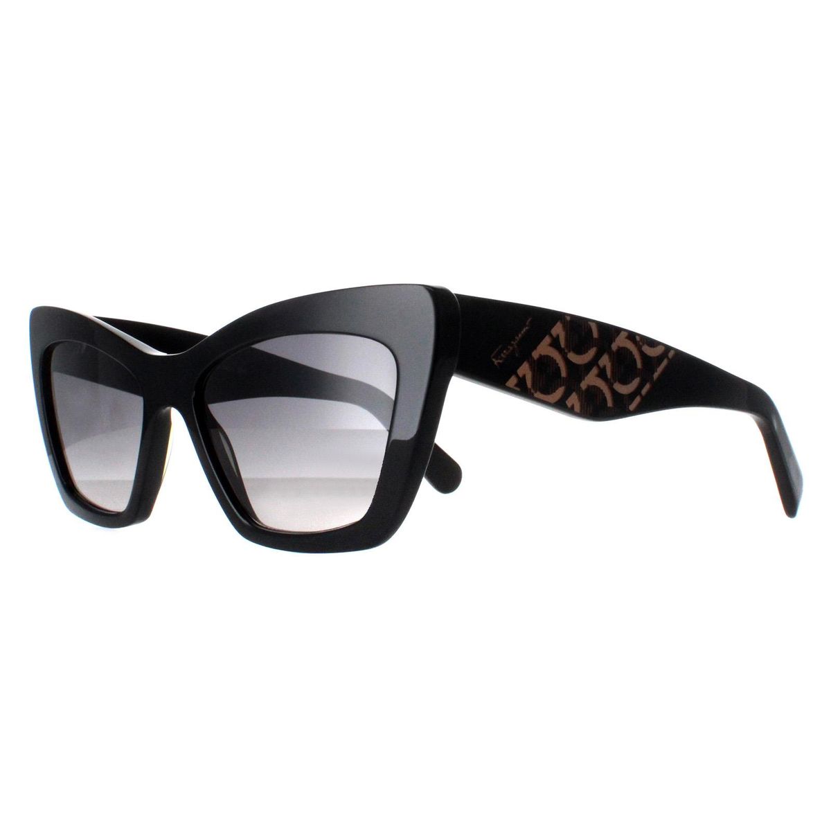 Oversize Cat-Eye Sonnenbrille mit Farbverlauf