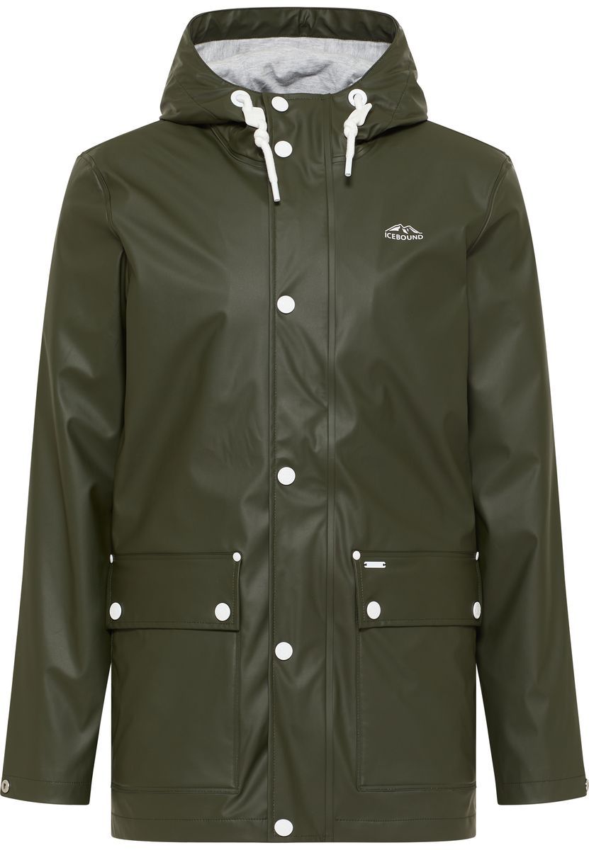 Herren Regenjacke Dunkeloliv