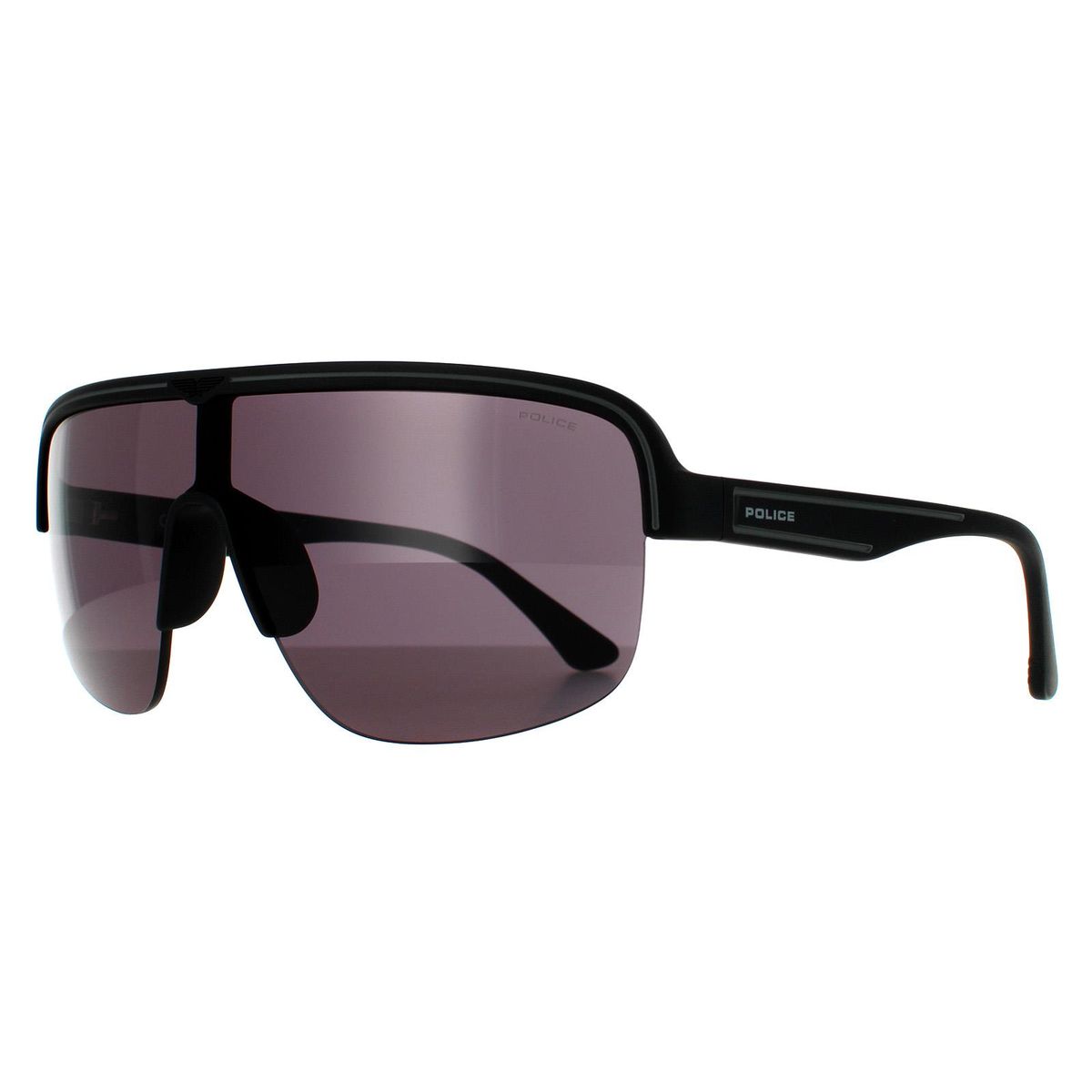 Halbrandlose Shield-Sonnenbrille