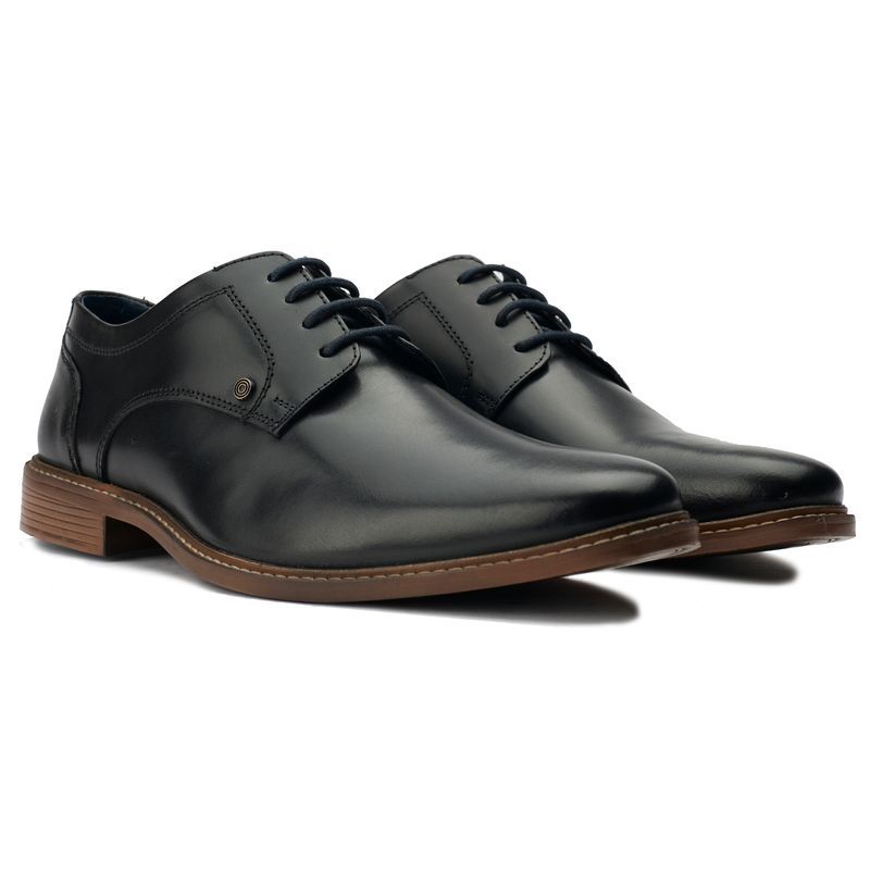 Elegante Leder-Derby-Schuhe