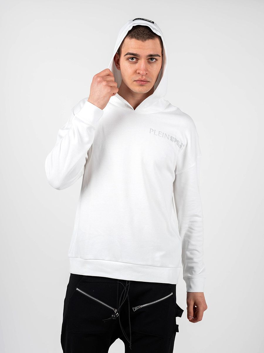 Minimalistisches Sport-Sweatshirt mit Kapuze