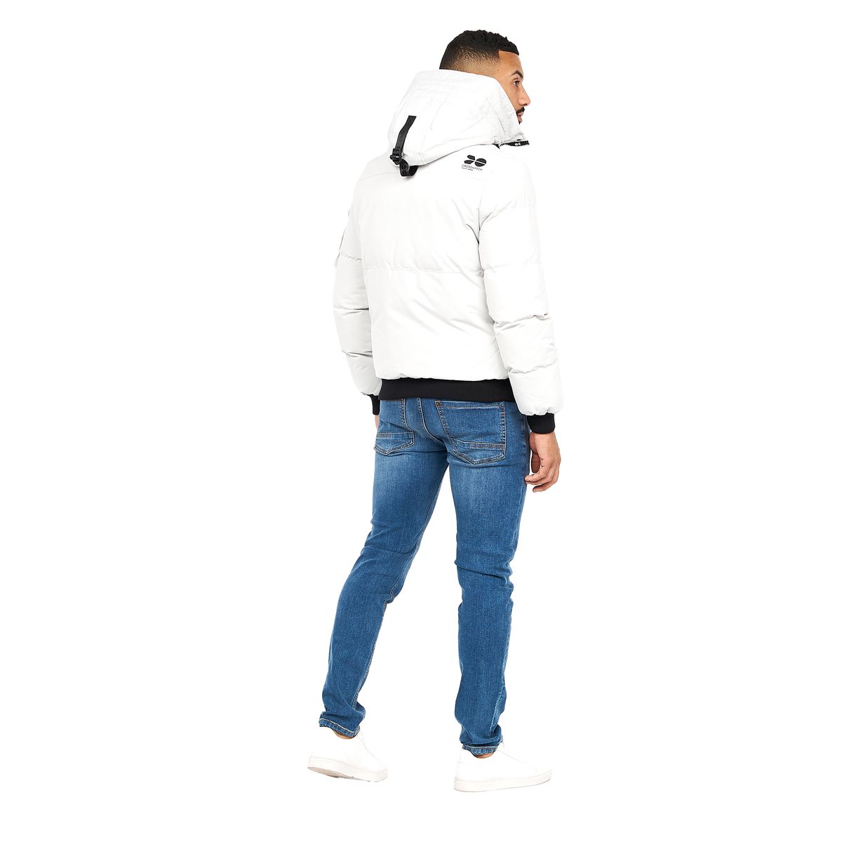 Wattierte Utility-Bomberjacke