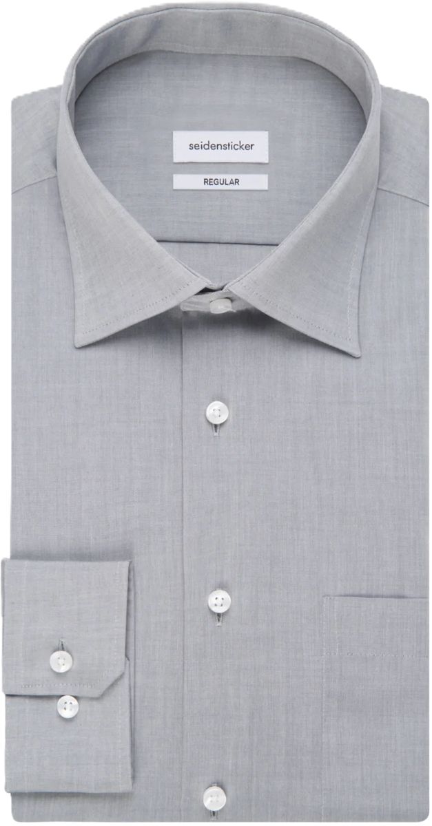 Klassisches Chambray Langarmhemd