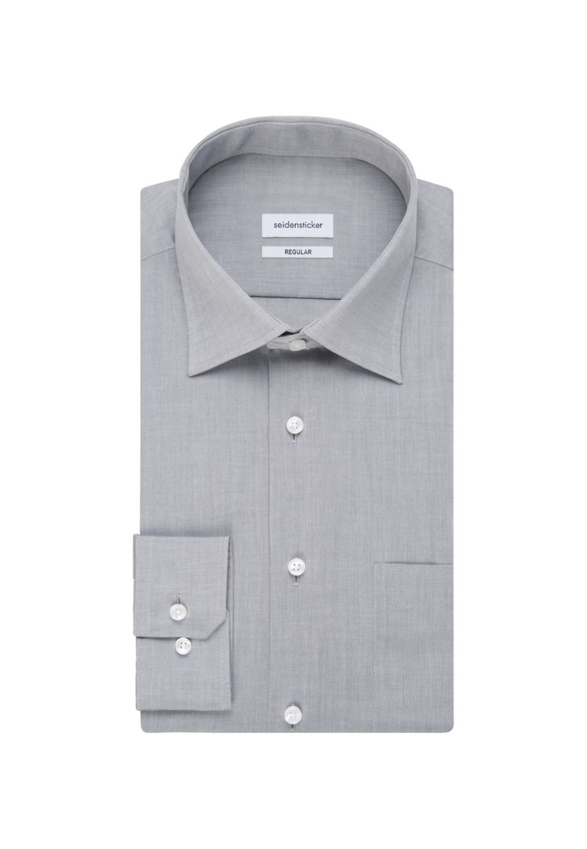 Klassisches Chambray Langarmhemd