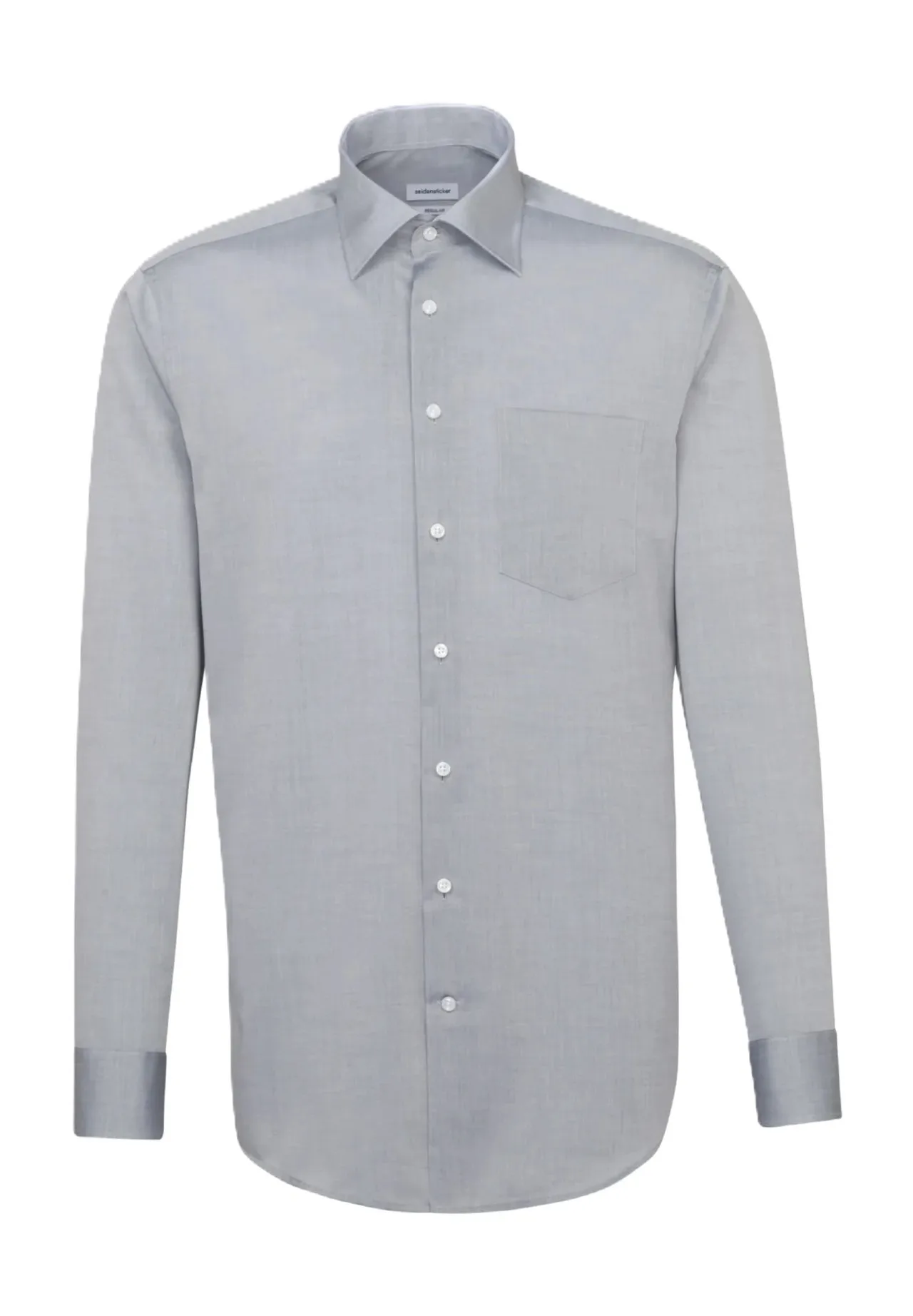 Klassisches Chambray Langarmhemd