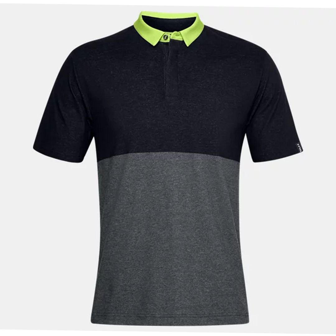 Under Armour Range Unlimited Mens Black Hazard Polo -Hemd