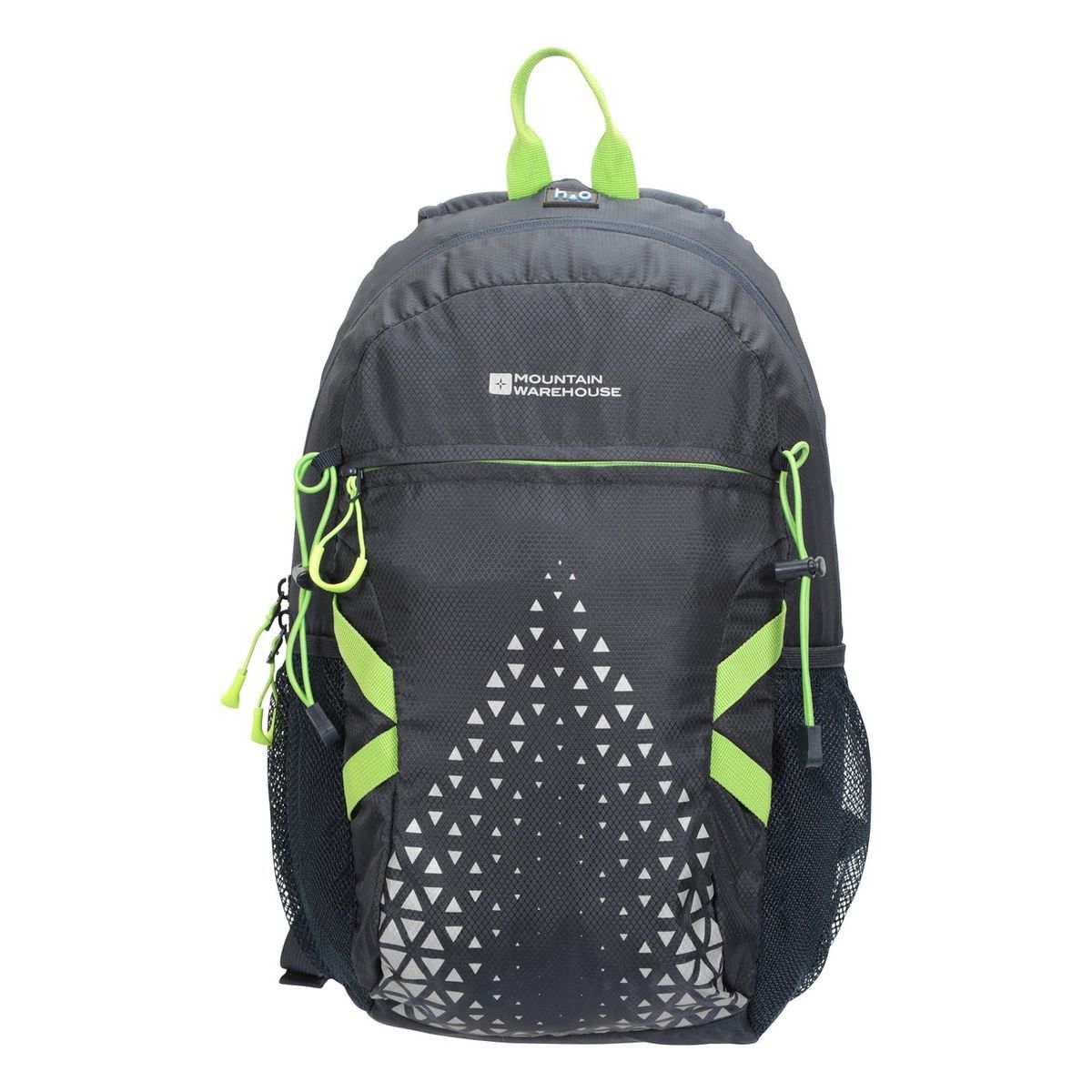 Leichter, verpackbarer Tagesrucksack mit geometrischem Akzent