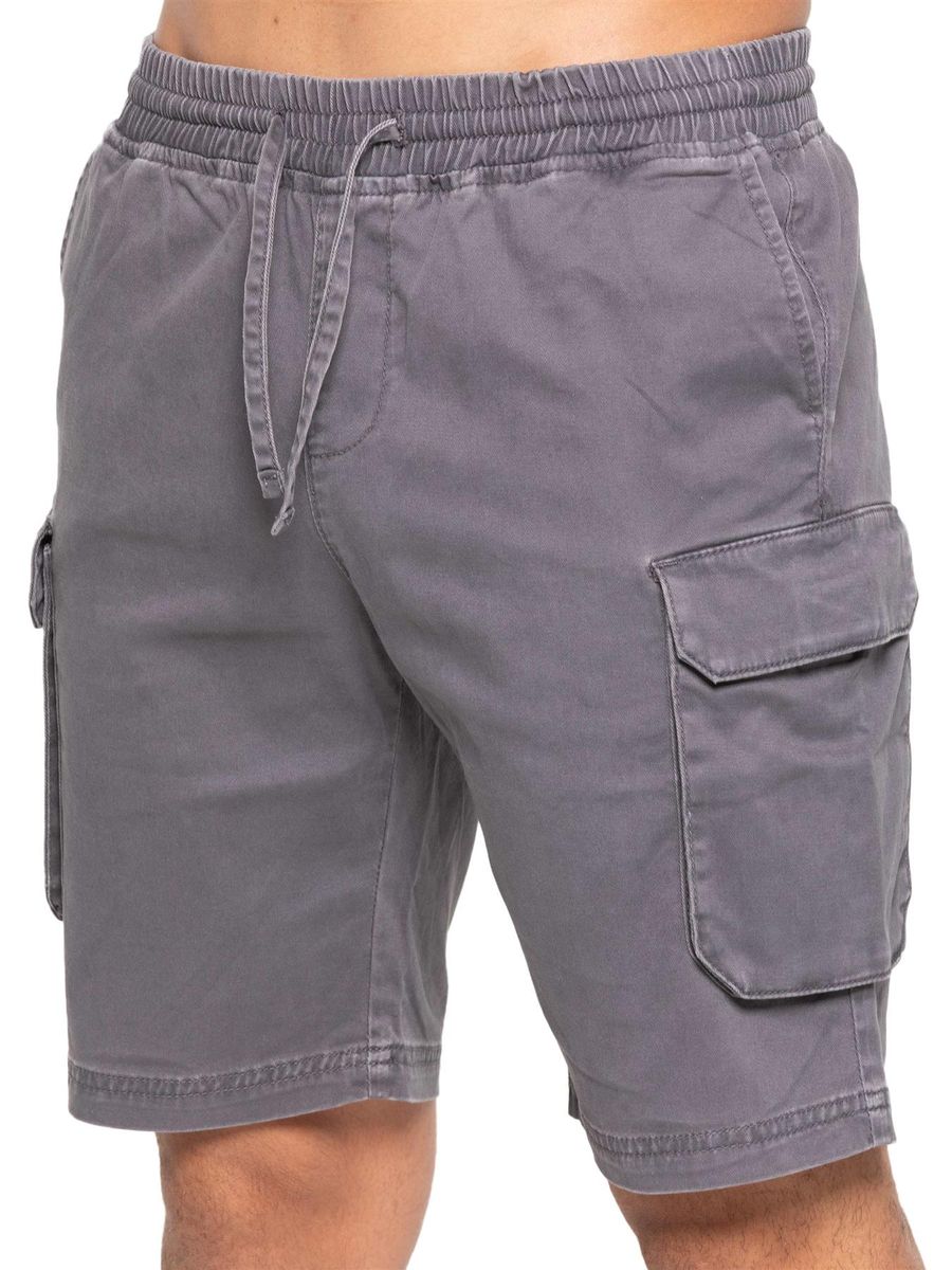 Herren Cargo Shorts mit Kordelzug