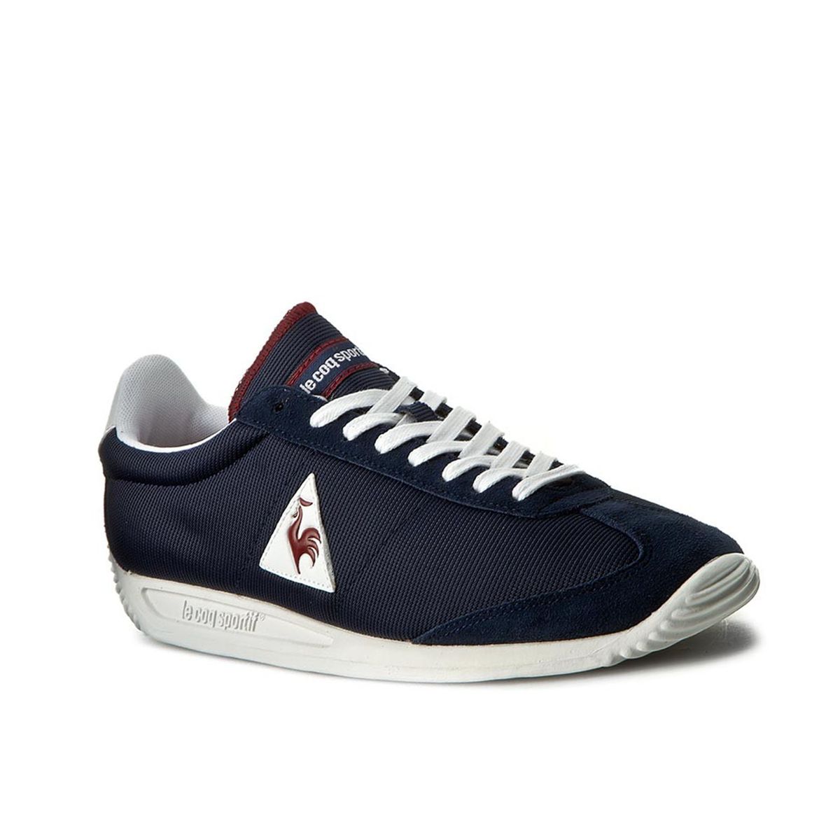 Navy Sneaker mit niedrigem Profil und Wildleder