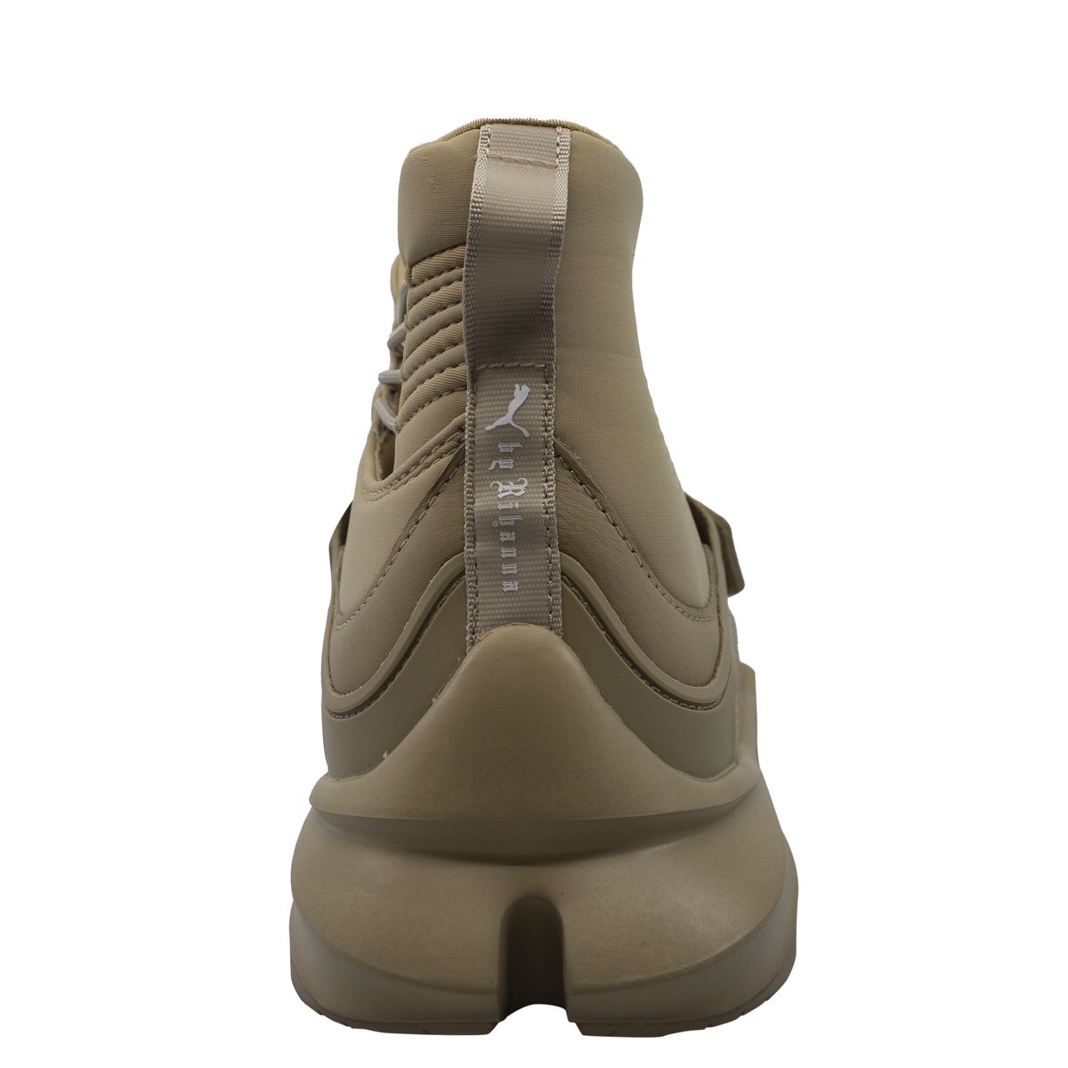 Skulpturale High-Top-Trainer mit Riemen