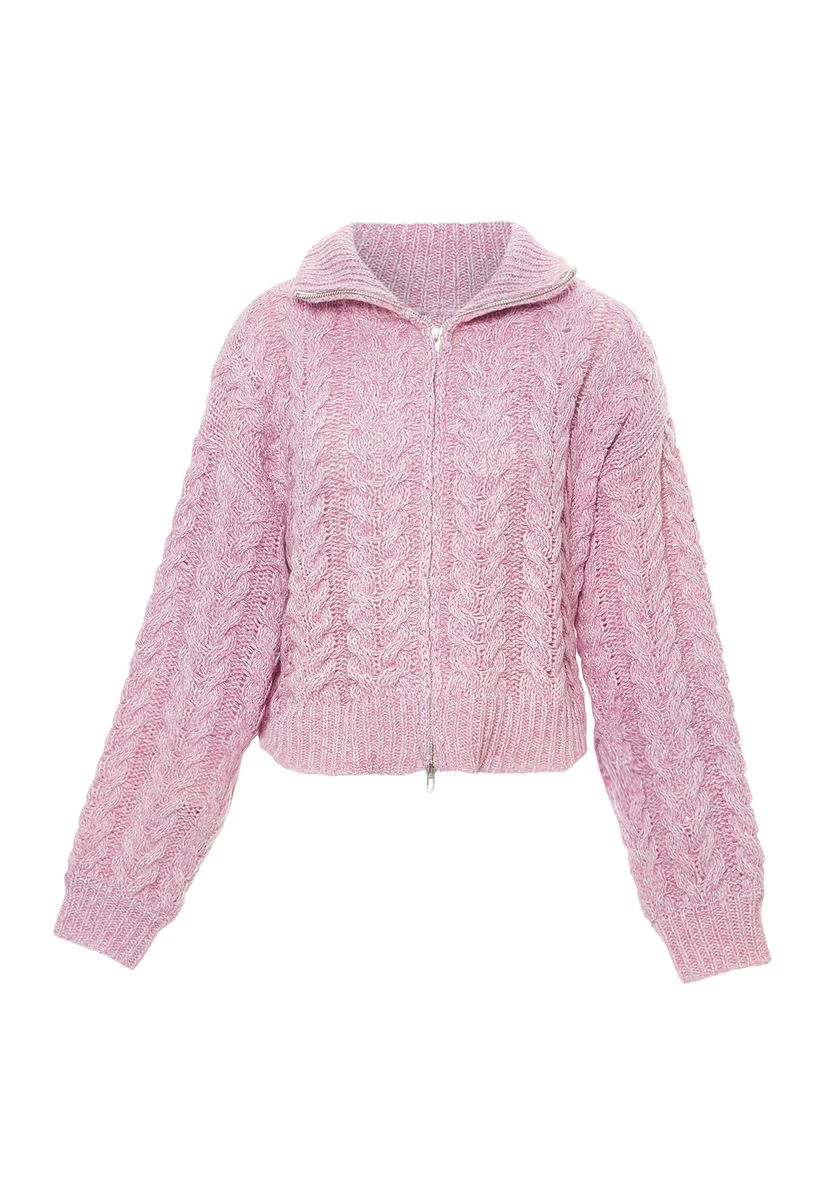 Mymo Strickjacke Damen rosa rosa