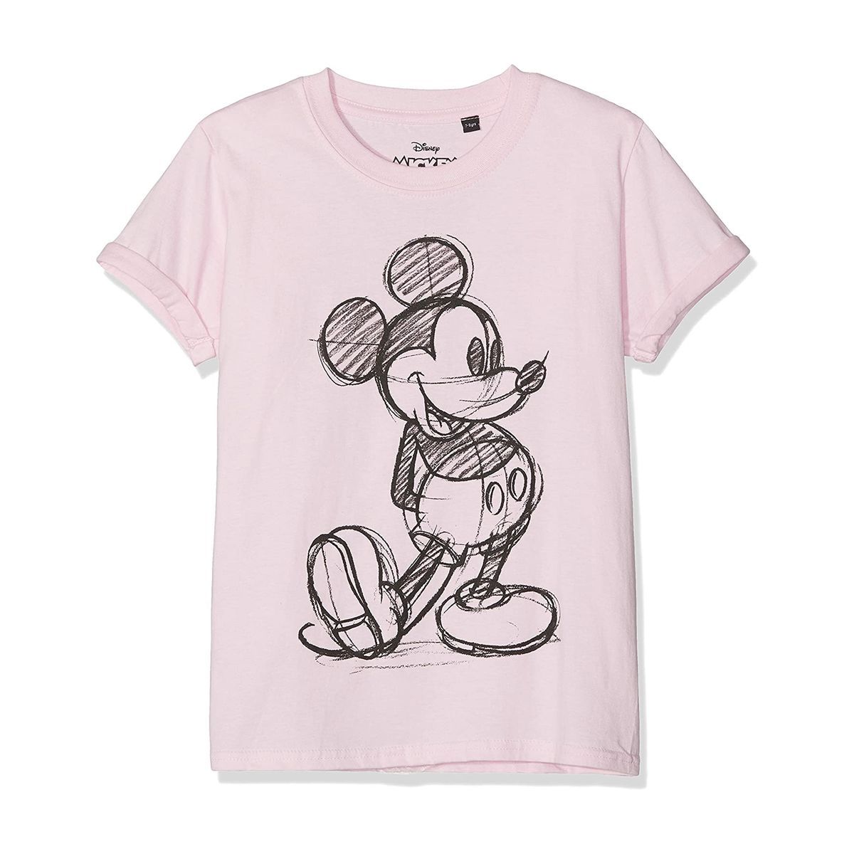 Mickey Mouse Skizzen Grafik T-Shirt