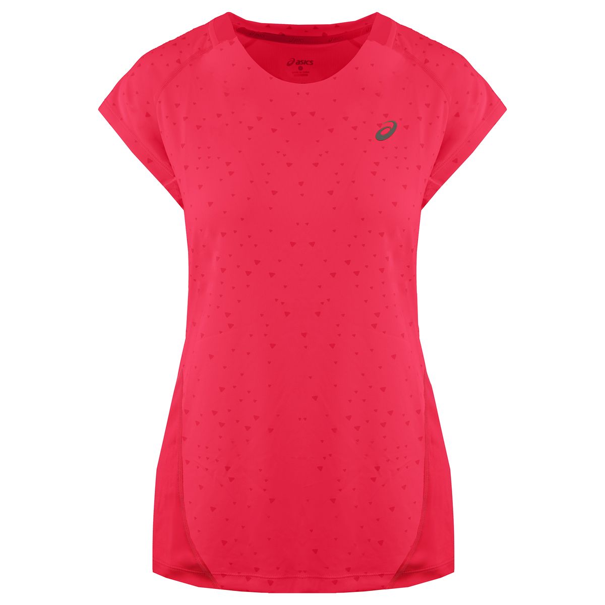 Pinkfarbenes Logo Trainings-T-Shirt