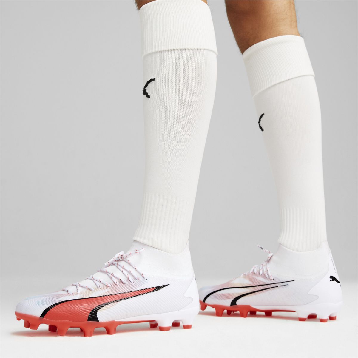Leichte Fußballschuhe mit hohem Schaft