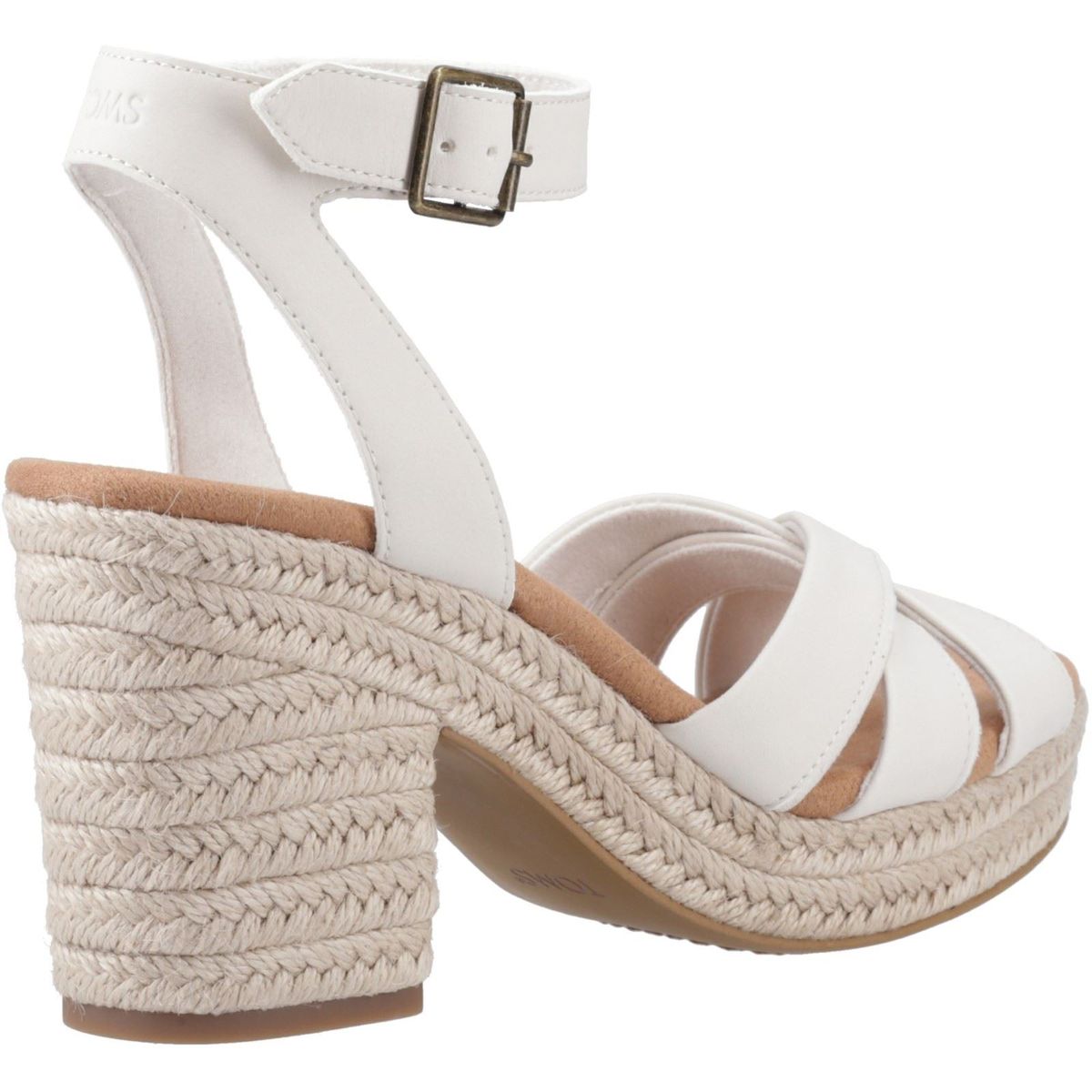 Riemchen-Plateausandalen mit Jute-Umflechtung