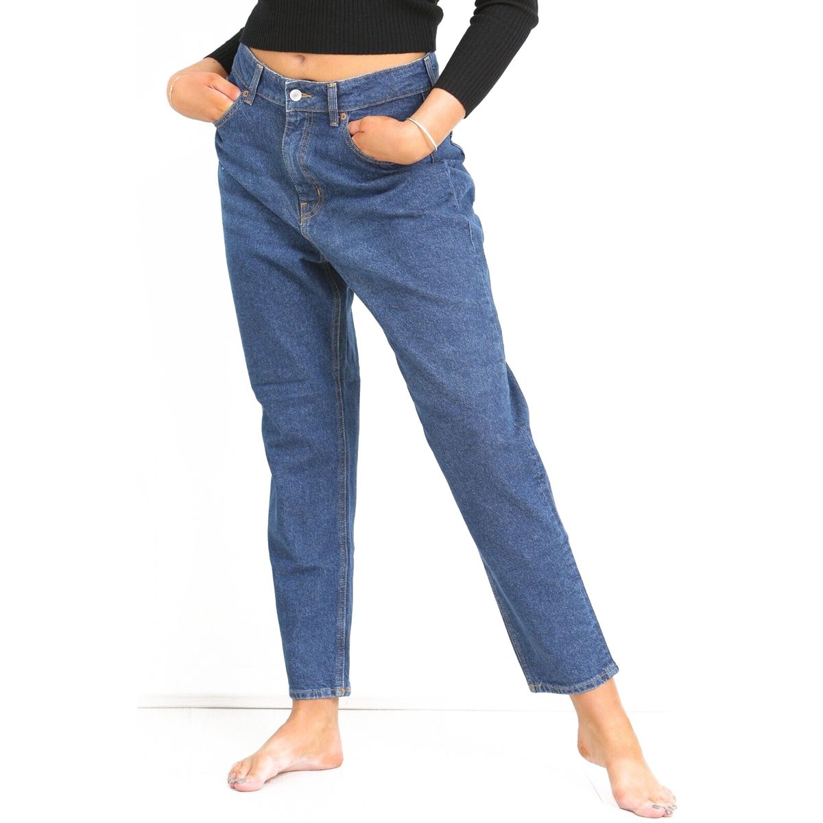 Damen High-Rise Mom Jeans