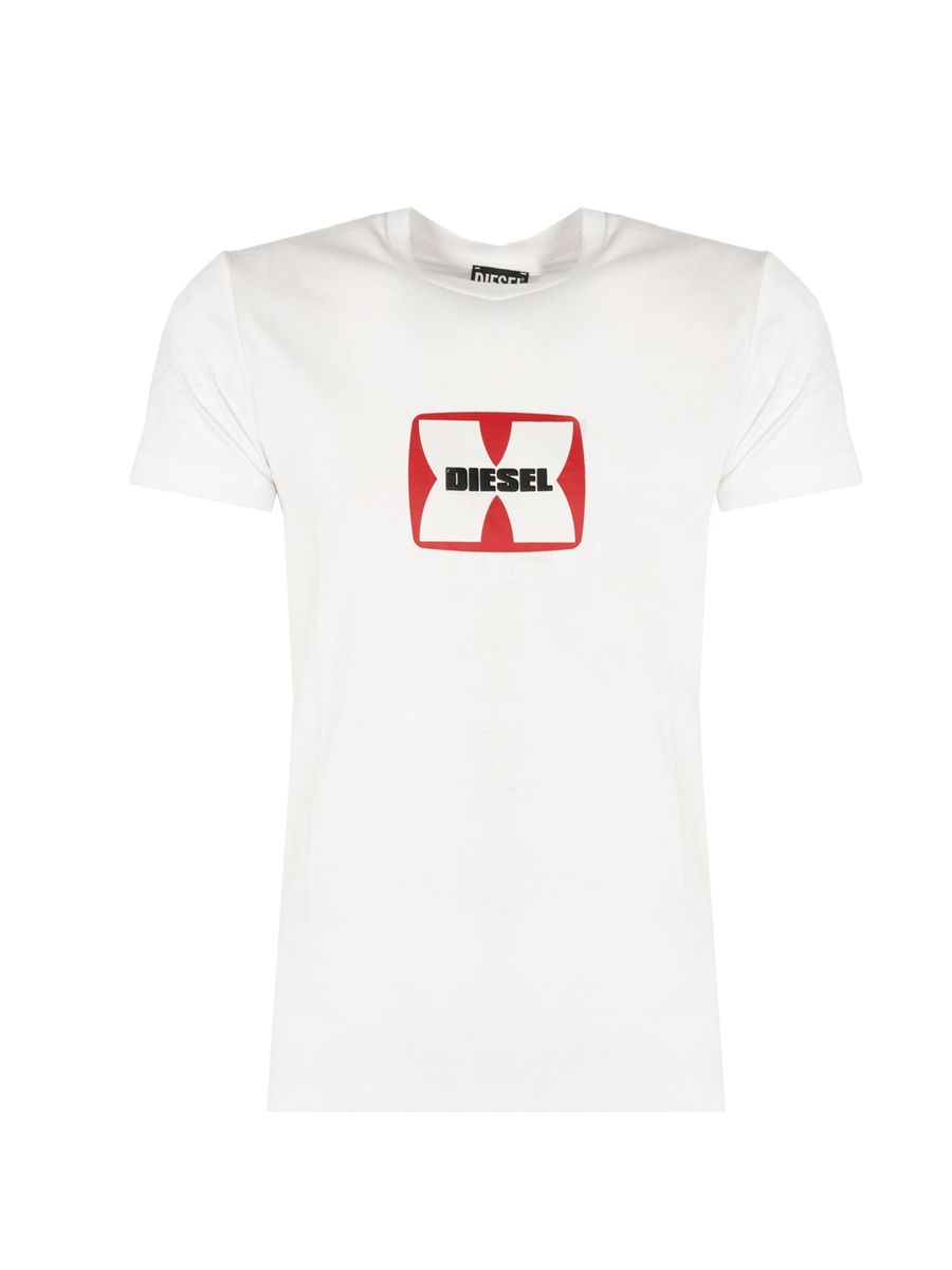 Baumwoll-T-Shirt mit Logo-Grafik