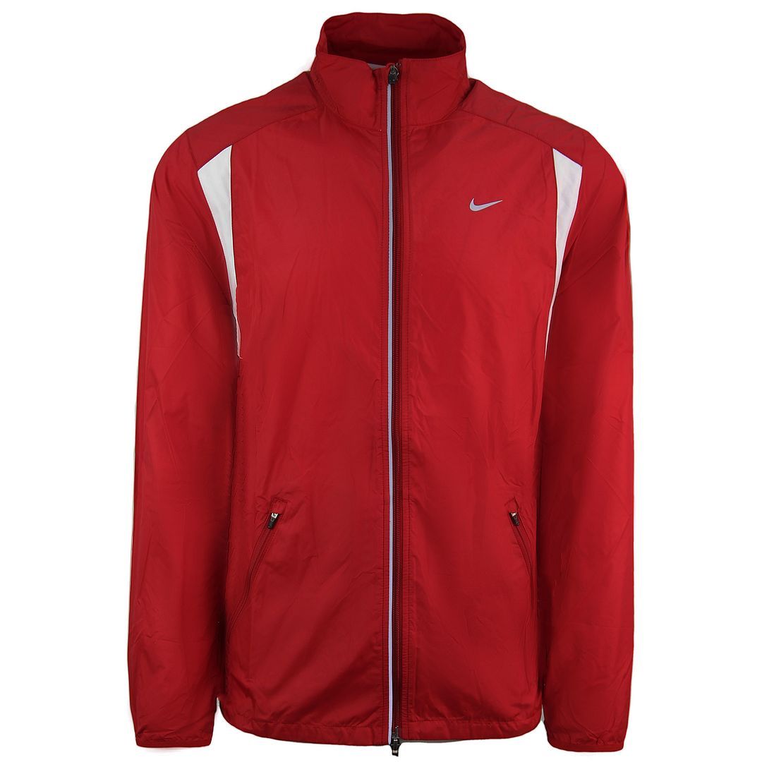 Rote Langarm Leichtgewicht Jacke